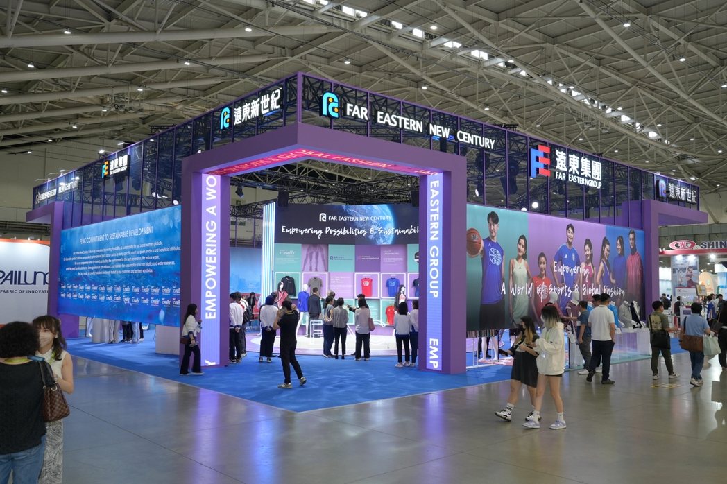 2024台北紡織展展出實況。圖／紡拓會提供