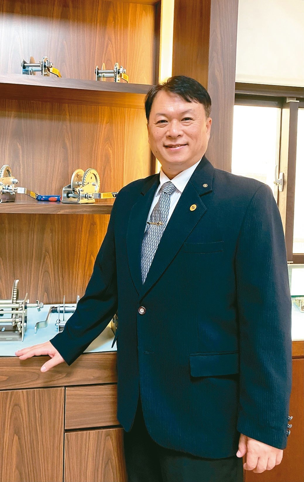 Xie Wuzhi, Chairman of the Taiwan Hand Tool Manufacturers' Association (THTMA). Photo by Wu Ching-chang.