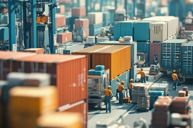 進出口示意圖。 圖／AI生成