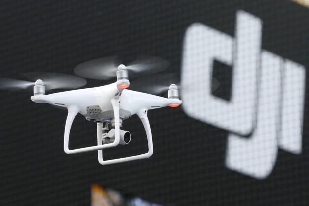 美國以國家安全為由，全面禁用大陸無人機。（美聯社）