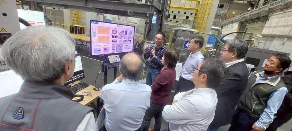 加工過程即時監控與防護系統展示與說明。 漢翔公司／提供