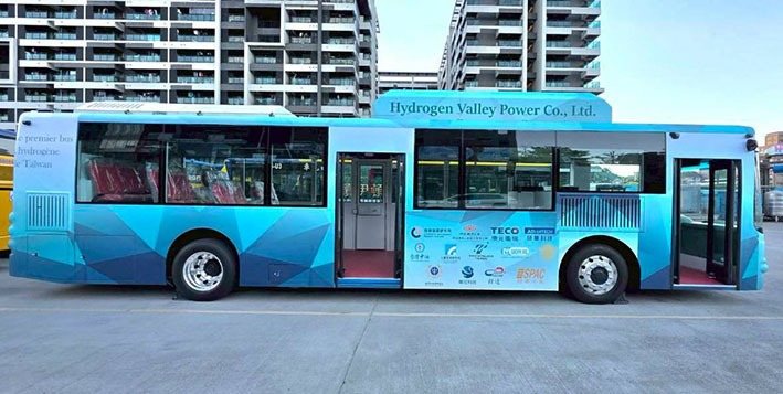 氫谷動能氫能巴士整車系統亮相2026巴黎氫能革命展（Hyvolution Paris），展現台灣氫能車輛技術研發成果與國際應用潛力。 中科院/提供