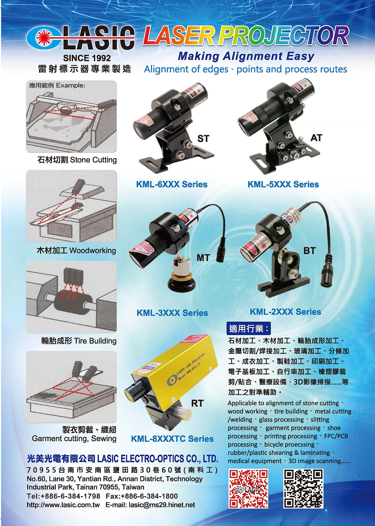 Taipei Int'l Woodworking Machinery & Suppliers Show LASIC ELECTRO-OPTICS CO., LTD.