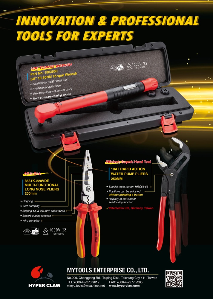 Taiwan Hand Tools MYTOOLS ENTERPRISE CO., LTD.
