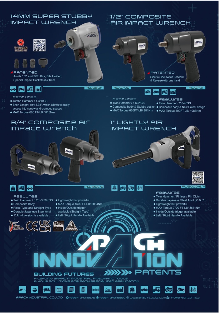 Taiwan Hand Tools APACH INDUSTRIAL CO., LTD.