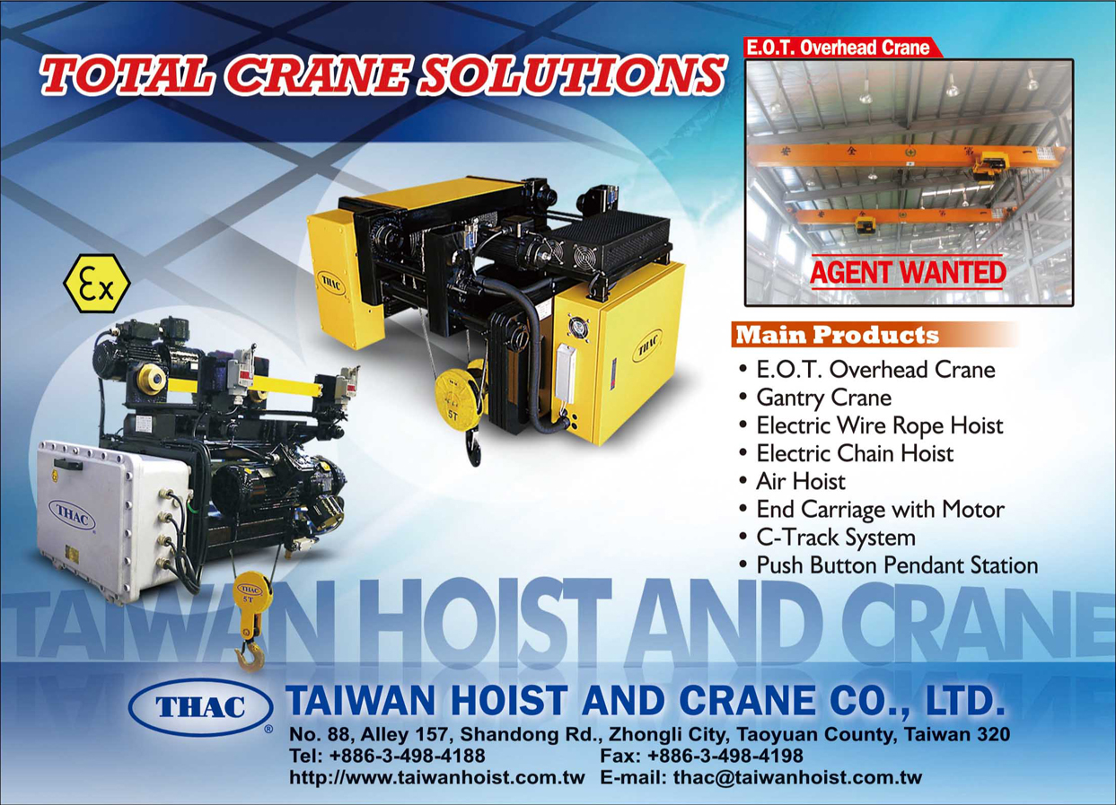 TAIWAN HOIST AND CRANE CO., LTD.