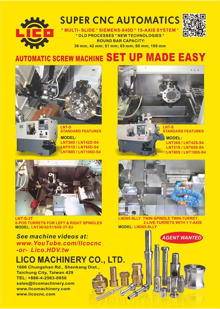 Taiwan Machinery LICO MACHINERY CO., LTD.