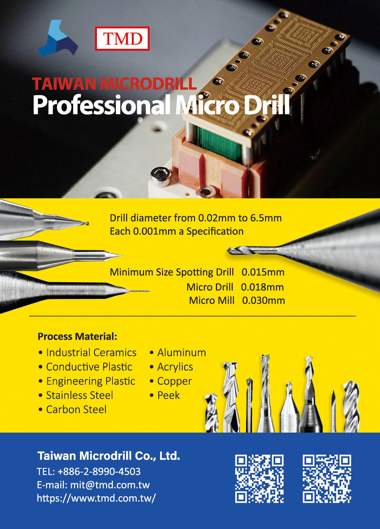 Taiwan Machinery TAIWAN MICRODRILL CO., LTD.