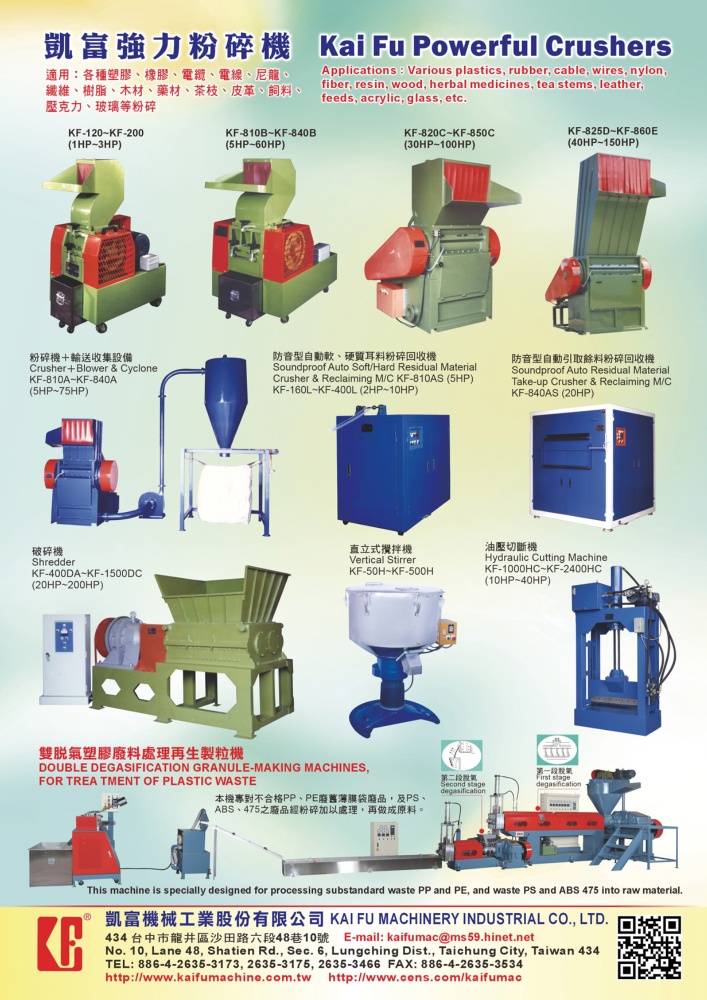 台灣機械指南 凱富機械工業股份有限公司