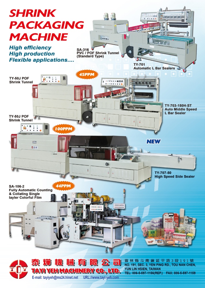 TAYI YEH MACHINERY CO., LTD.