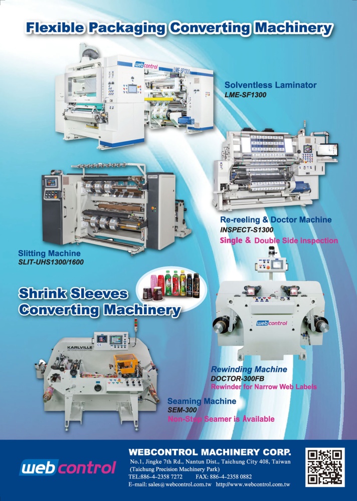 Who Makes Machinery in Taiwan WEBCONTROL MACHINERY CORP.