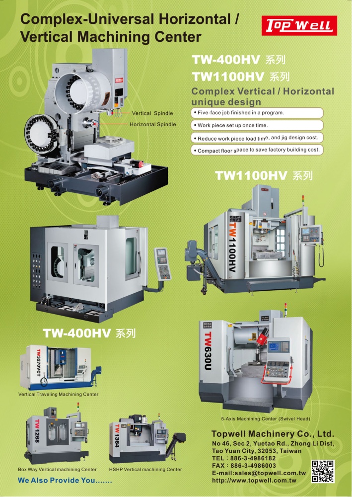 Who Makes Machinery in Taiwan TOPWELL MACHINERY CO., LTD.
