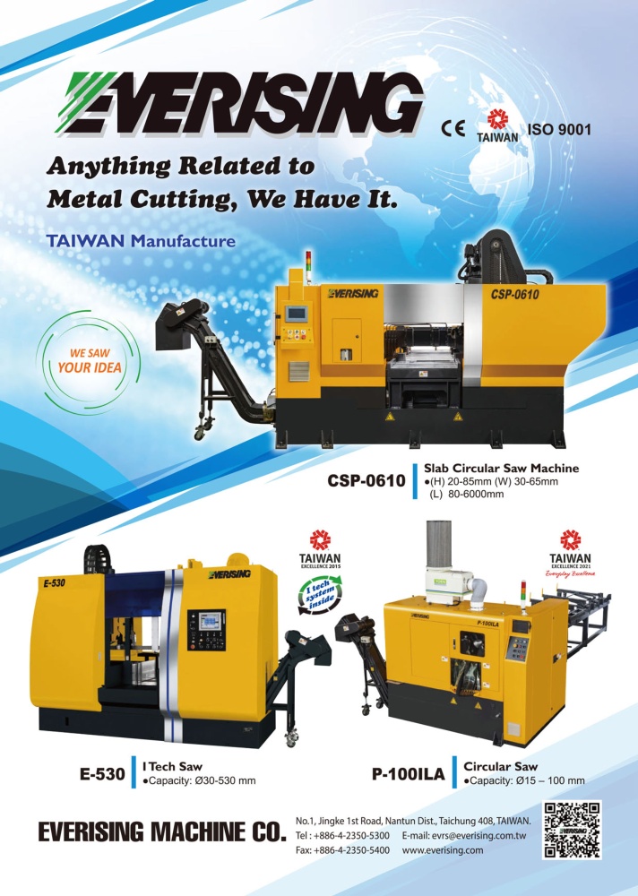 Who Makes Machinery in Taiwan EVERISING MACHINE CO.