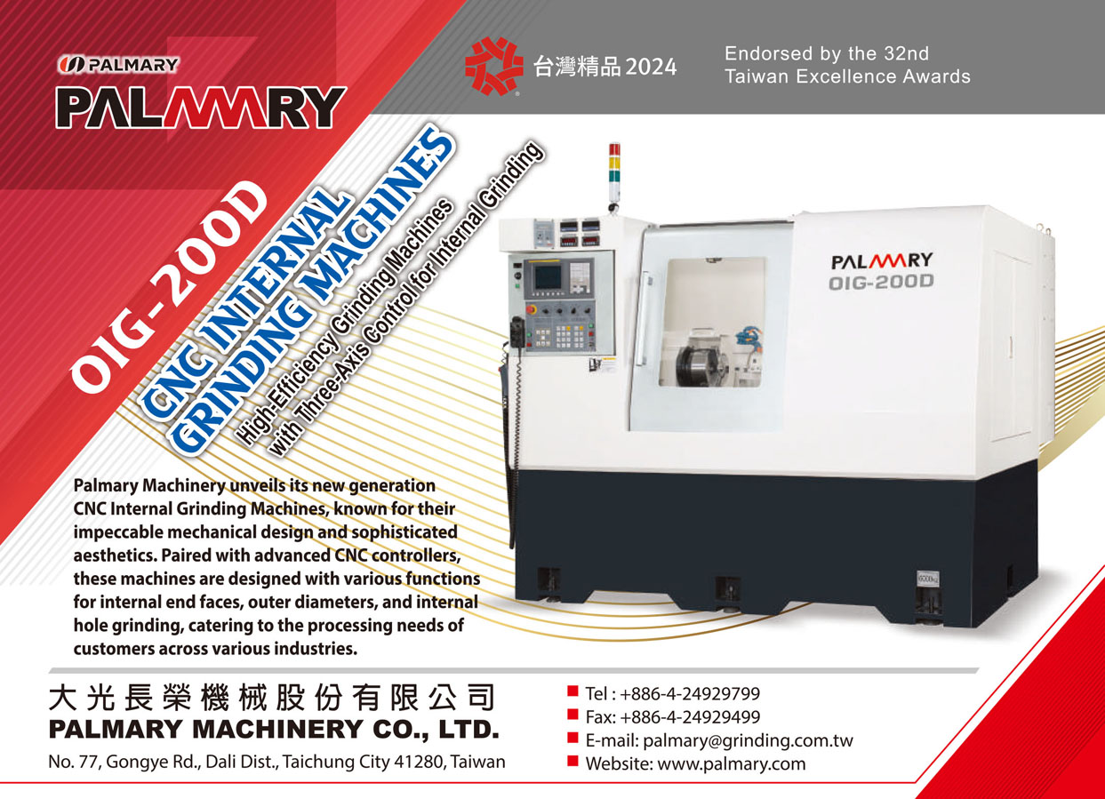 Who Makes Machinery in Taiwan PALMARY MACHINERY CO., LTD.