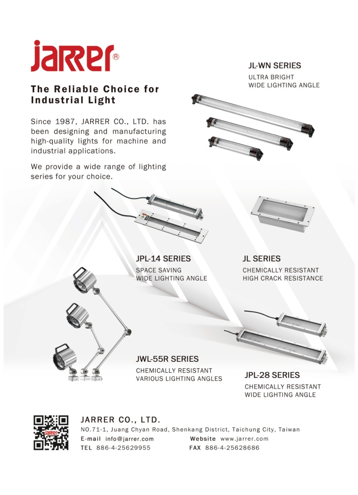 Who Makes Machinery in Taiwan JARRER CO., LTD.