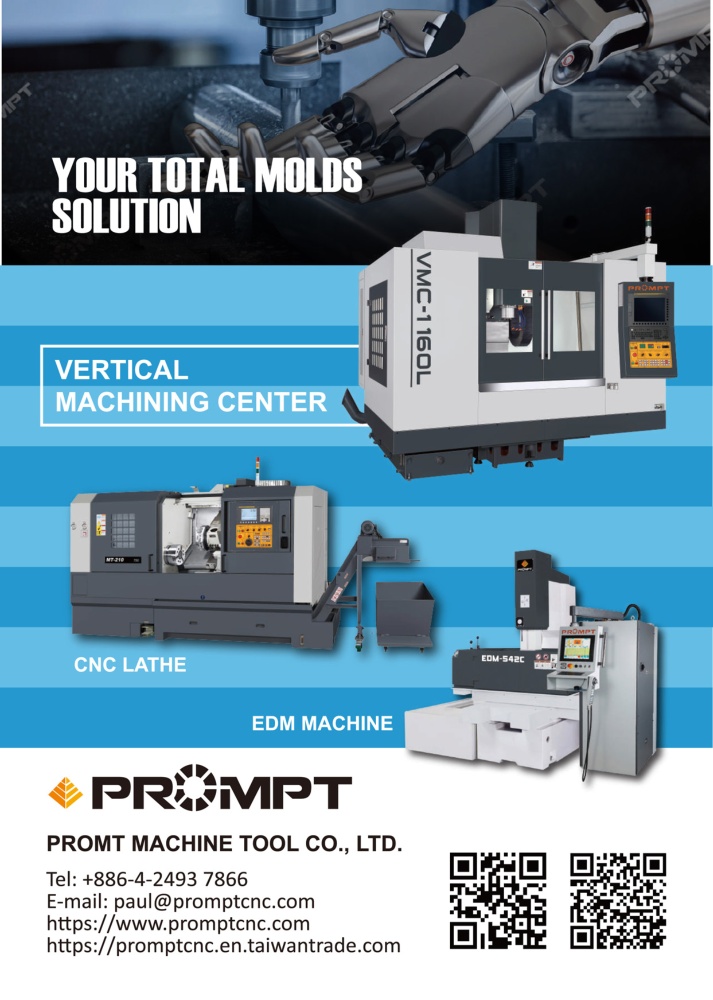 Who Makes Machinery in Taiwan PROMPT MACHINE TOOL CO., LTD.