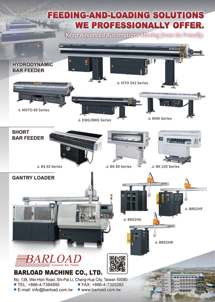 Who Makes Machinery in Taiwan BARLOAD MACHINE CO., LTD.