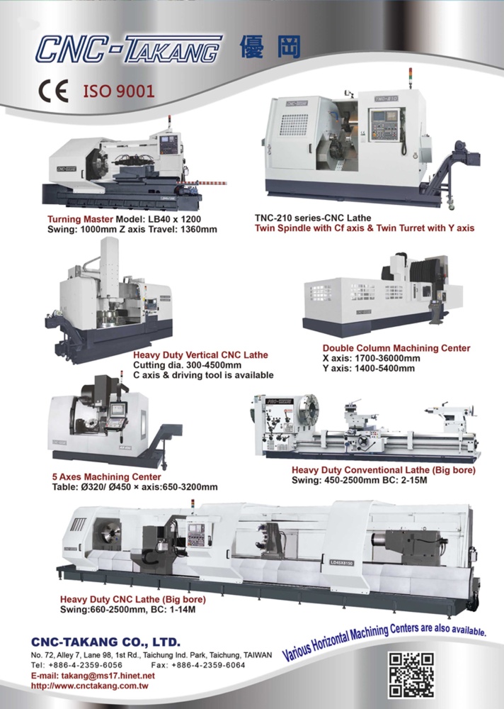 CNC-TAKANG CO., LTD.