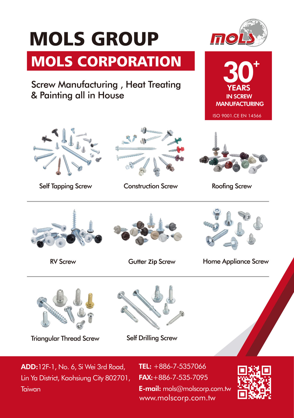 Taiwan International Fastener Show MOLS CORPORATION