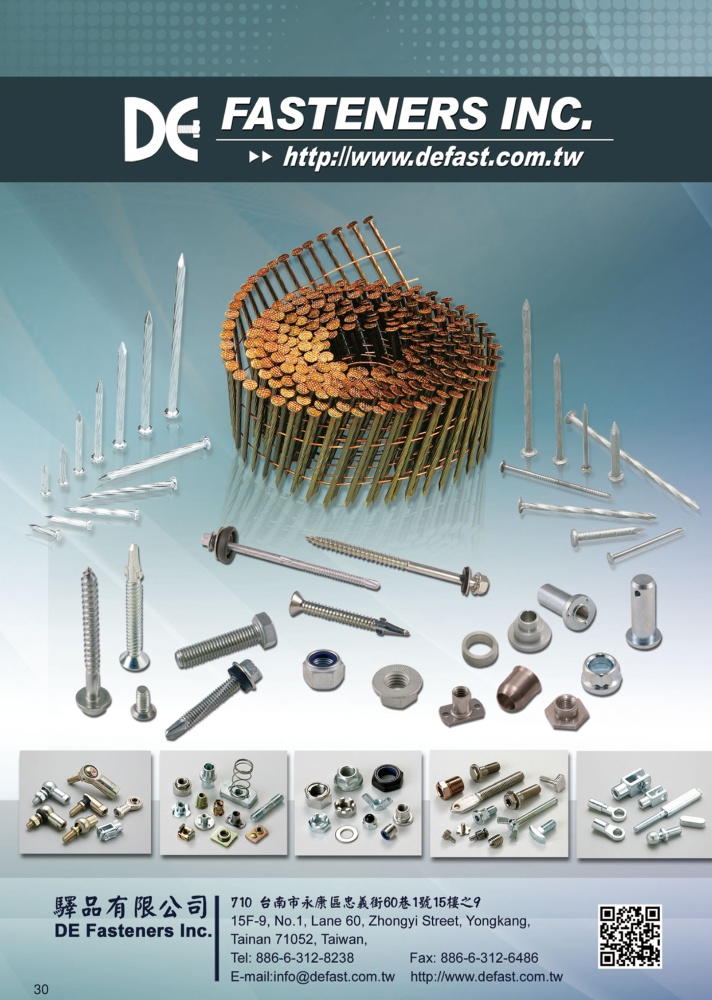 DE FASTENERS INC.