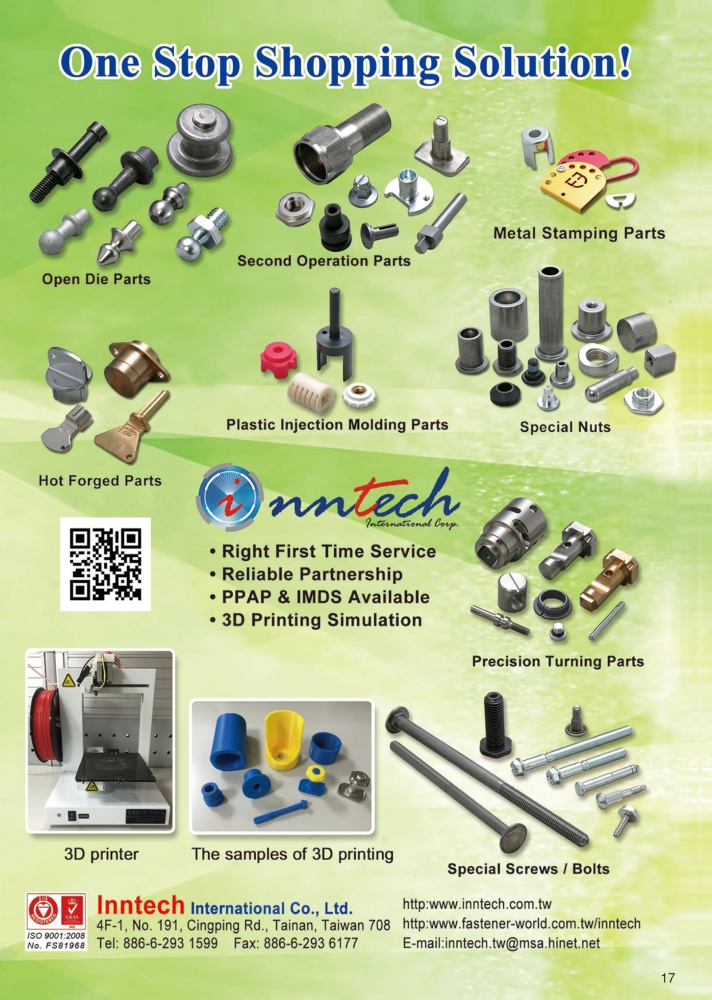 INNTECH INTERNATIONAL CO., LTD.