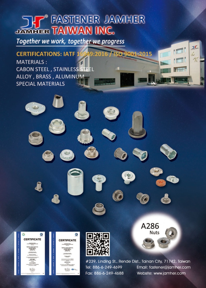 FASTENER JAMHER TAIWAN INC.