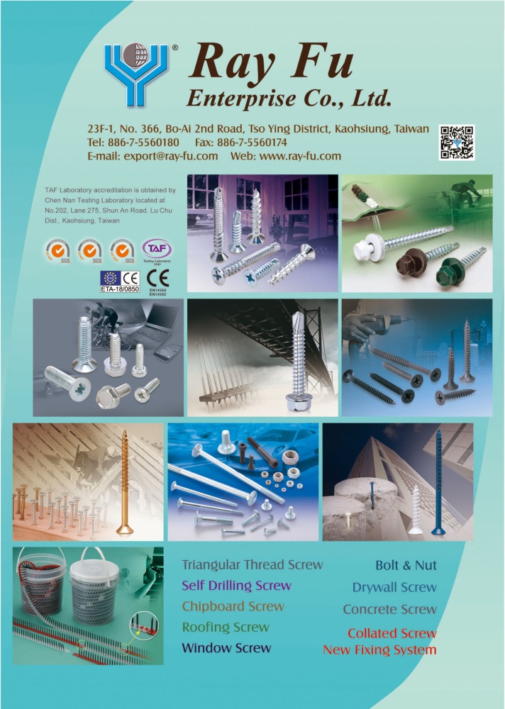 Taiwan Industrial Suppliers RAY FU ENTERPRISE CO., LTD.