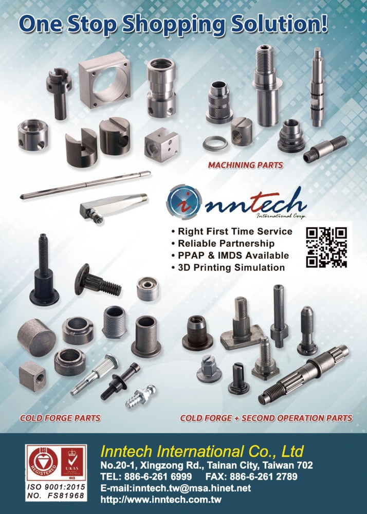 Taiwan Industrial Suppliers INNTECH INTERNATIONAL CO., LTD.