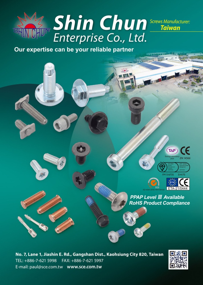 Taiwan Industrial Suppliers SHIN CHUN ENTERPRISE CO., LTD.