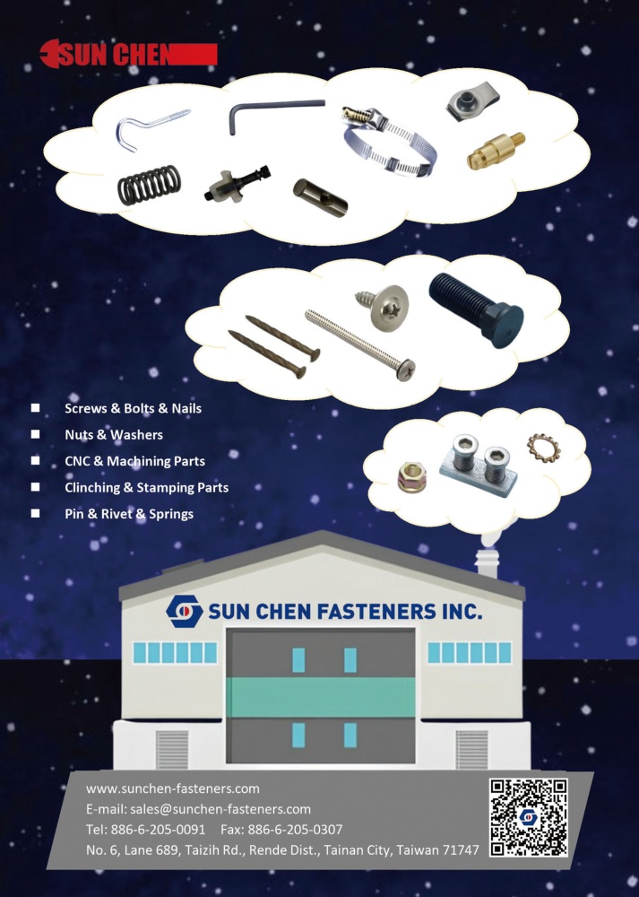 Taiwan Industrial Suppliers SUN CHEN FASTENERS INC.