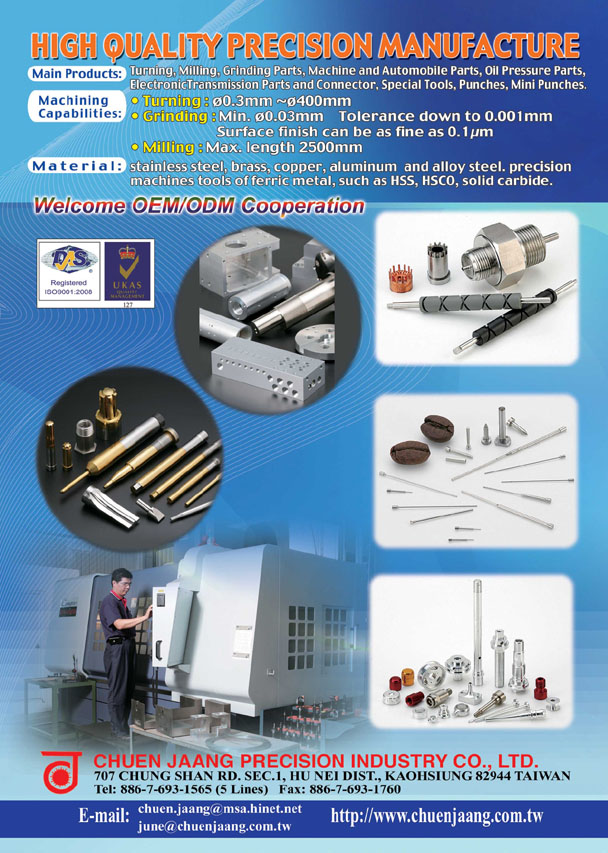 CHUEN JAANG PRECISION INDUSTRY CO., LTD.