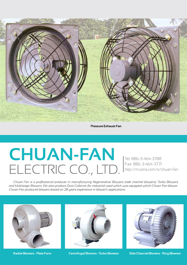 CHUAN-FAN ELECTRIC CO., LTD.