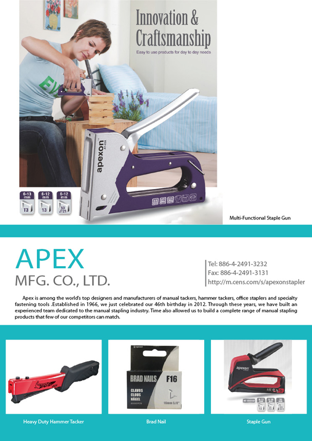 APEX MFG. CO., LTD.