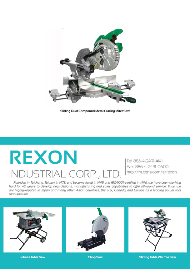 REXON INDUSTRIAL CORP., LTD.