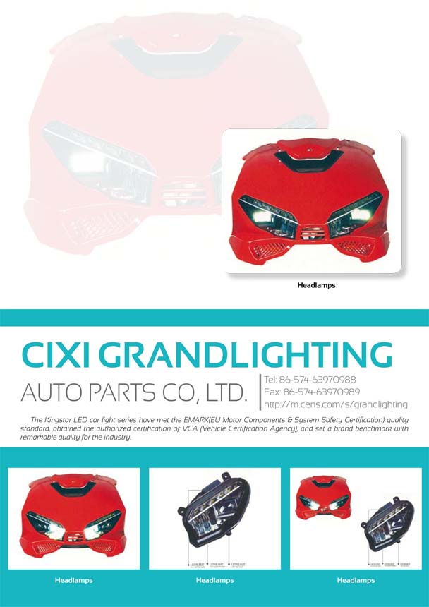CIXI GRANDLIGHTING AUTO PARTS CO, LTD.