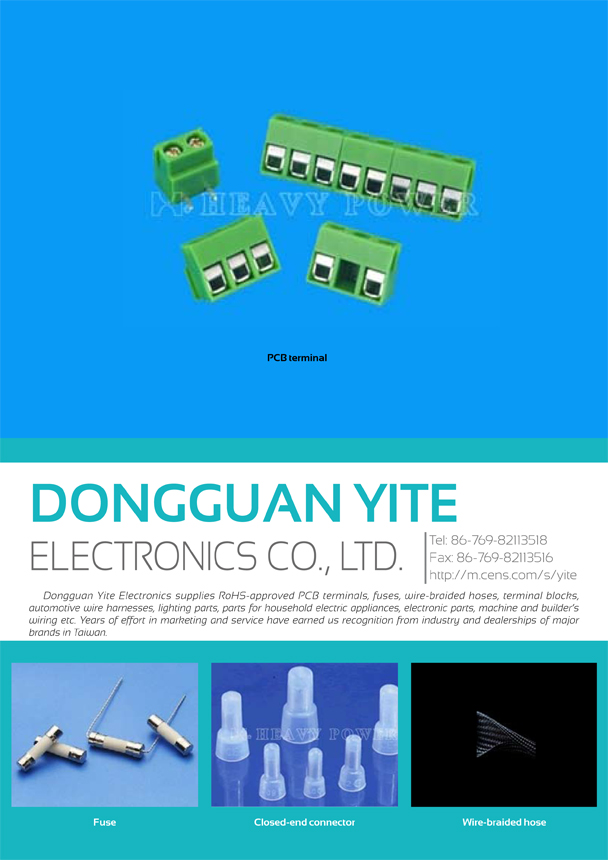 DONGGUAN YITE ELECTRONICS CO., LTD.