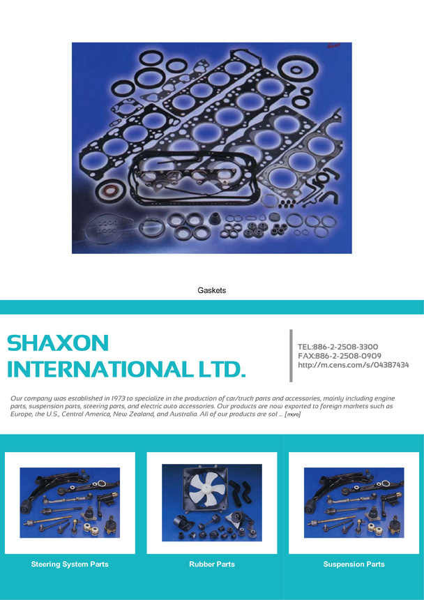SHAXON INTERNATIONAL LTD.