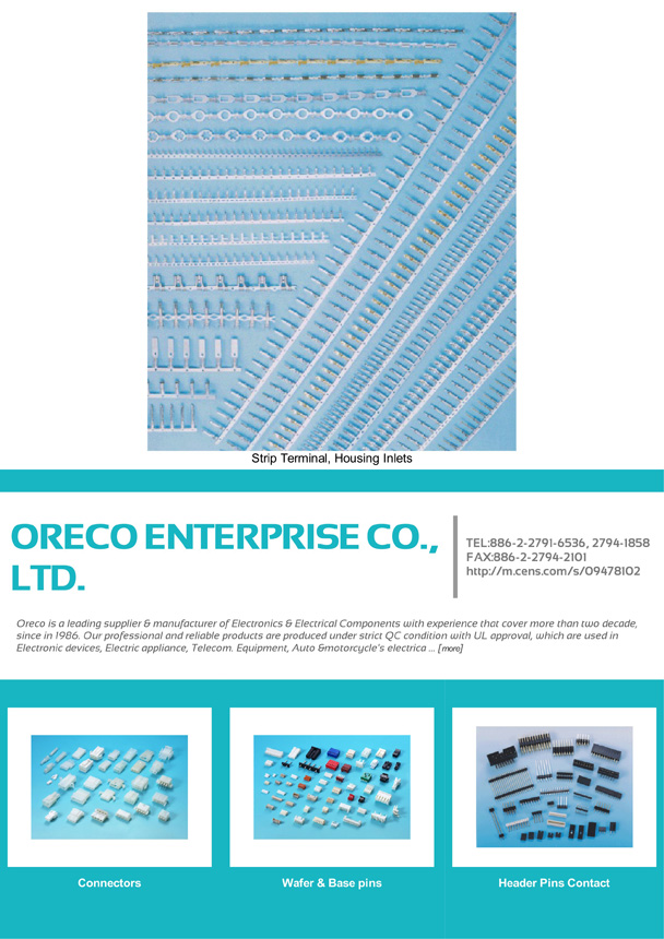 ORECO ENTERPRISE CO., LTD.