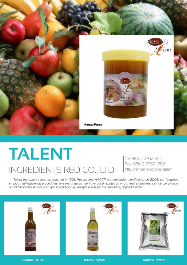 TALENT INGREDIENTS R&D CO., LTD.