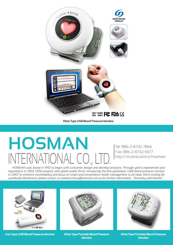 HOSMAN INTERNATIONAL CO., LTD.