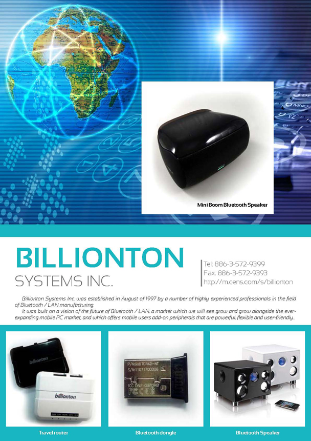 BILLIONTON SYSTEMS INC.