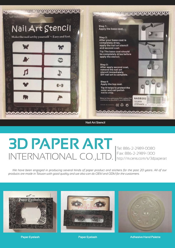 3D PAPER ART INTERNATIONAL CO.,LTD.