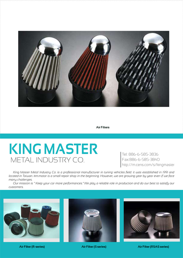 KING MASTER METAL INDUSTRY CO.
