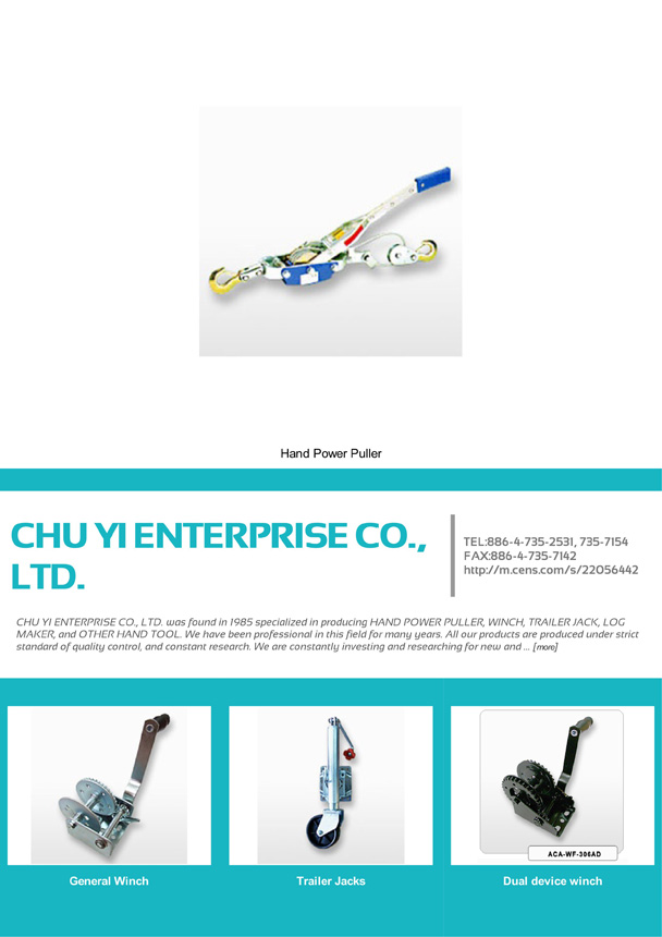 CHU YI ENTERPRISE CO., LTD.