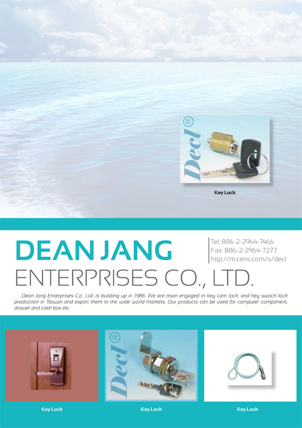 DEAN JANG ENTERPRISES CO., LTD.