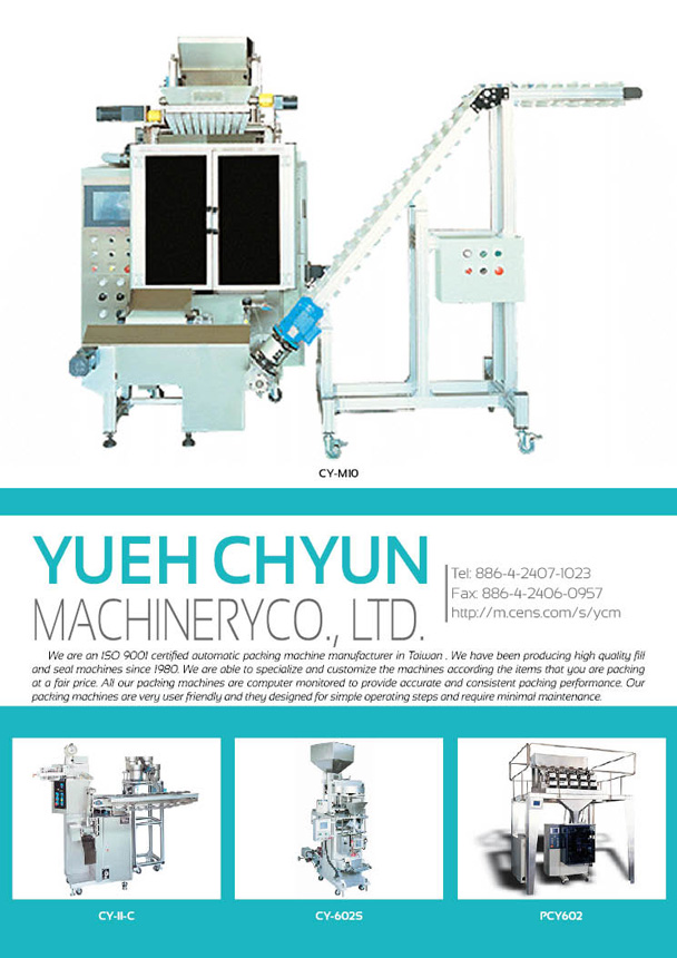 YUEH CHYUH MACHINERY CO., LTD.