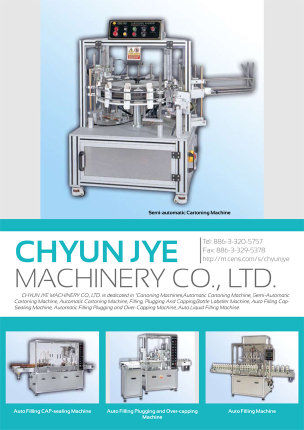 CHYUN JYE MACHINERY CO., LTD.