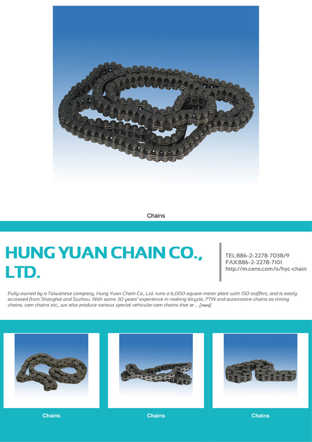 HUNG YUAN CHAIN CO., LTD.