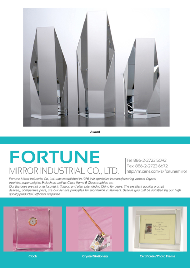 FORTURE MIRROR INC CO.