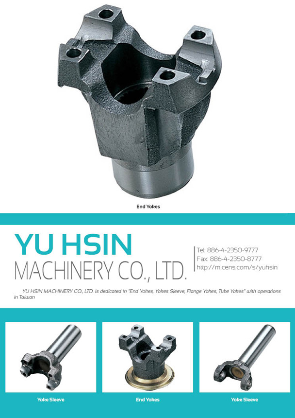 YU HSIN MACHINERY CO., LTD.